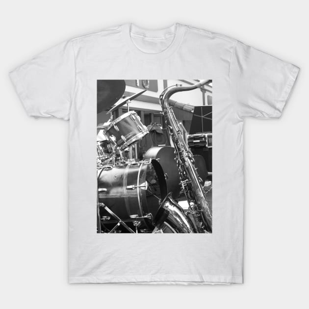 Drums & Sax. 2010 T-Shirt by IgorPozdnyakov